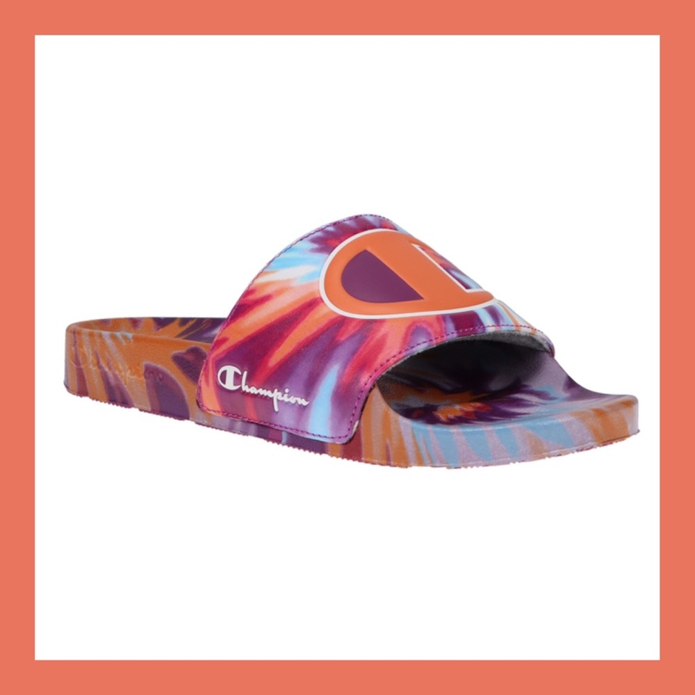 ❗️NEW❗️Champion Tie Dye Slides - Picture 1 of 3